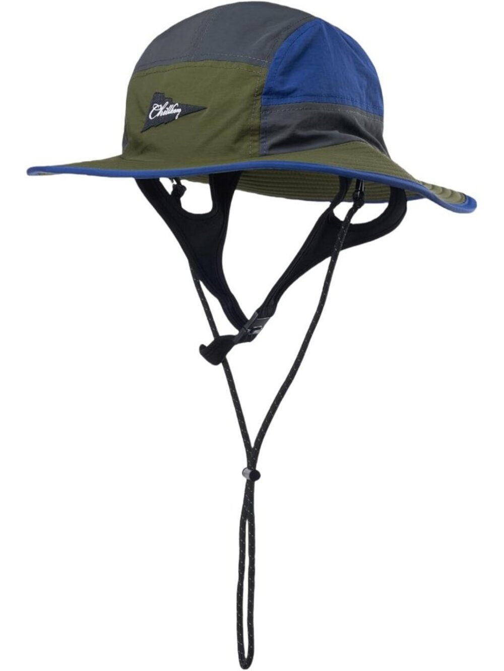 Color-Blocked Wide Brim Sun Hat for Outdoor Adventures, UV Protection